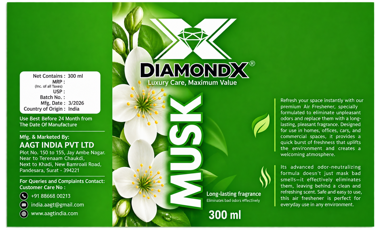 Jasmine Air Freshener